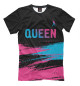 Мужская футболка Queen Neon Gradient (полосы)