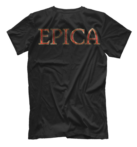 Мужская футболка с изображением EPICA цвета Белый