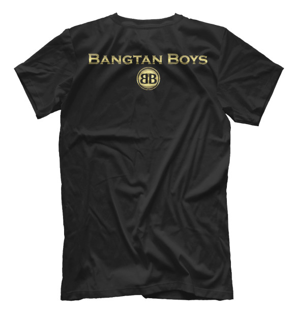 Мужская футболка с изображением Bangtang Boys (BTS) цвета Белый