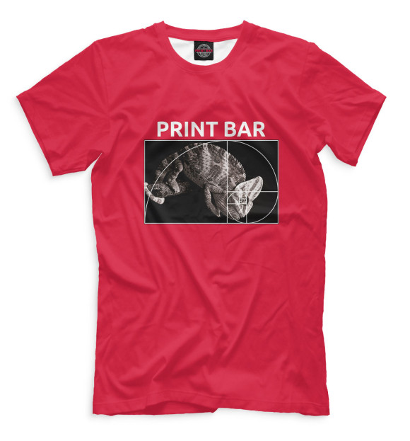 Мужская футболка с изображением Print Bar 5 лет цвета Белый