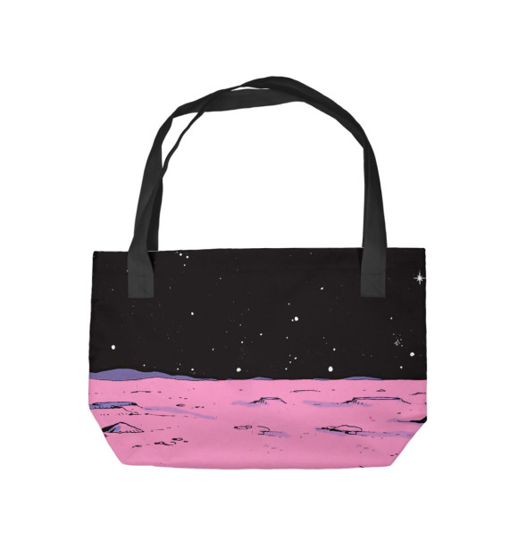 Пляжная сумка с изображением Vaporwave abstract цвета 