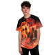 Мужская футболка Кроули в огне