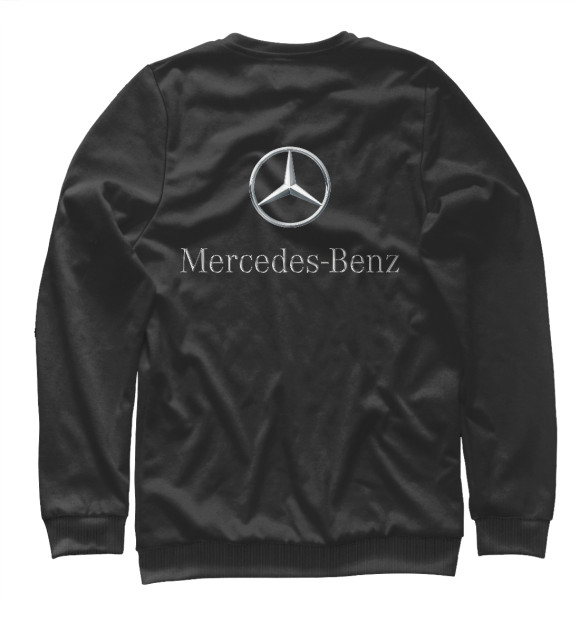 Свитшот для мальчиков с изображением Mercedes цвета Белый