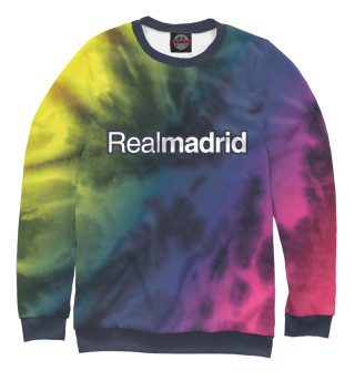 Женский свитшот Реал Мадрид - Tie-Dye