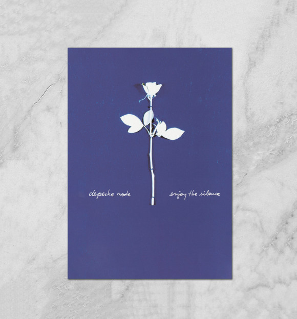 Плакат с изображением Depeche Mode цвета Белый