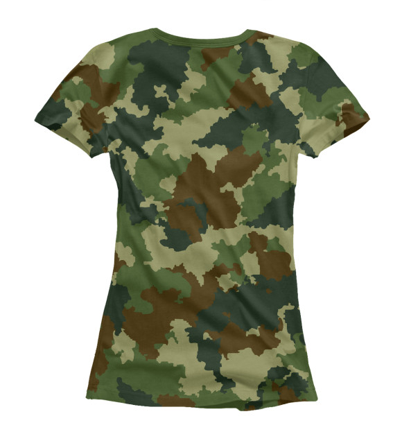 Женская футболка с изображением Рыболовные войска цвета Белый