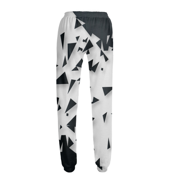 Женские спортивные штаны с изображением Bord цвета Белый