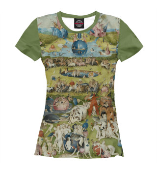 Женская футболка Иероним Босх. Сад земных наслаждений