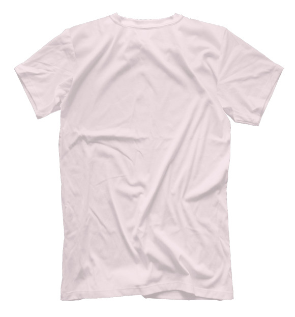 Мужская футболка с изображением В розовых очках цвета Белый