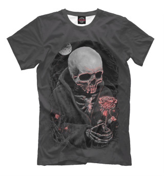 Мужская футболка Смерть и роза