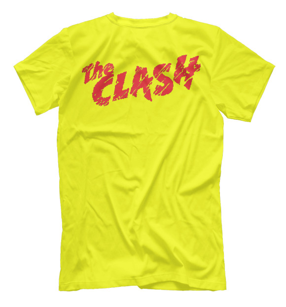 Мужская футболка с изображением The Clash цвета Белый