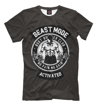 Мужская футболка Beast mode activated