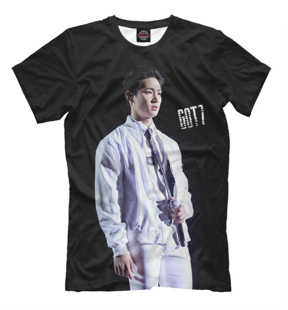 Мужская футболка с изображением GOT7 JB цвета Черный