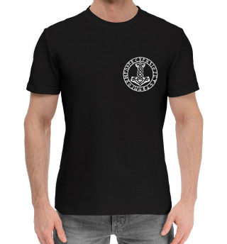 Мужская хлопковая футболка Молот Тора (Мьёльнир)