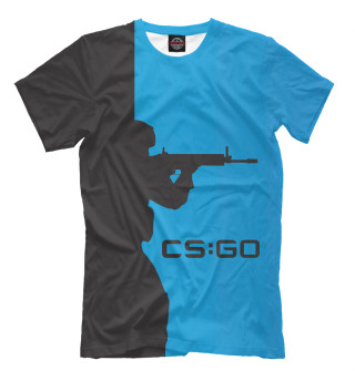 Мужская футболка CS:GO Силуэт
