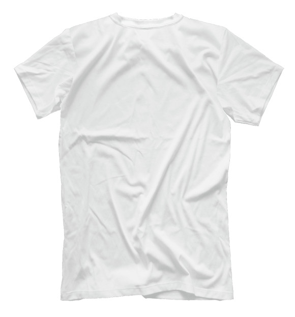 Мужская футболка с изображением Юрий Гагарин цвета Белый
