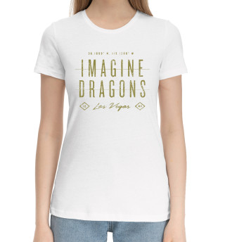 Хлопковая футболка для девочек Imagine Dragons