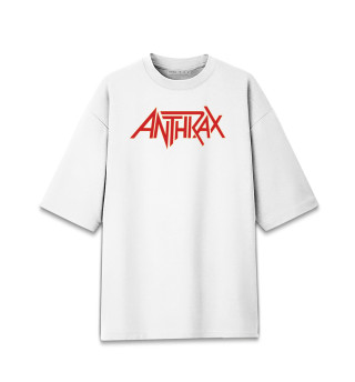 Женская футболка оверсайз Anthrax