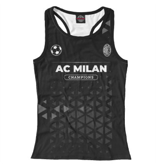 Женская майка-борцовка AC Milan Форма Champions