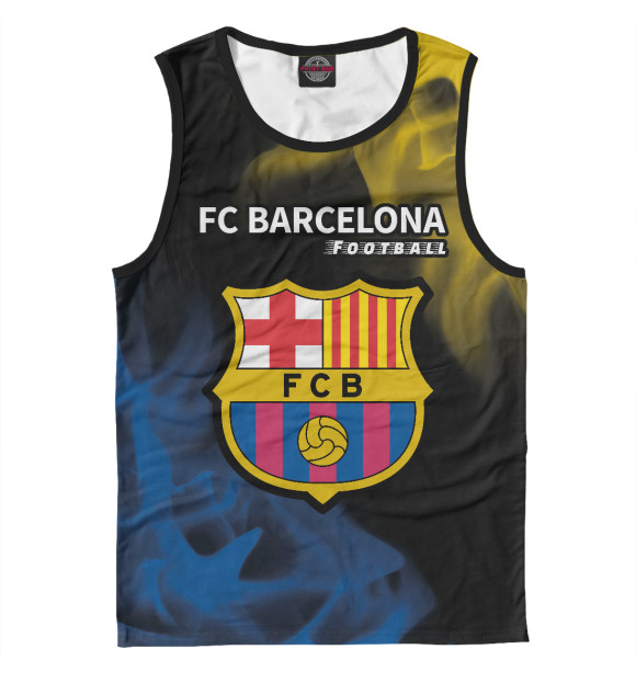 Майка для мальчика с изображением Барселона | Football цвета Белый