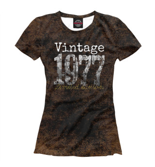 Женская футболка Vintage 1977 Tee