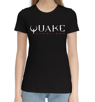 Хлопковая футболка для девочек Quake Champions