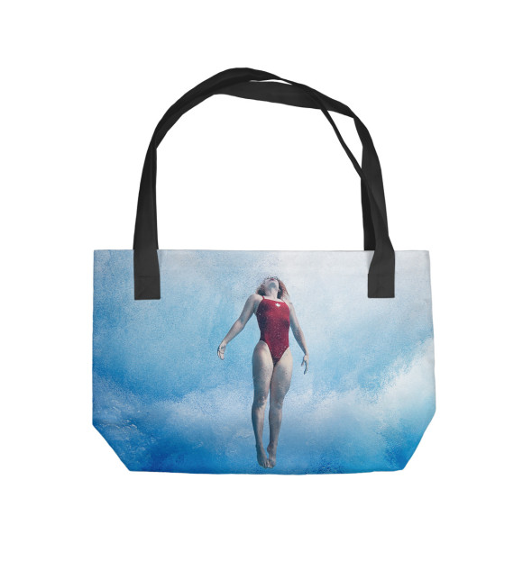 Пляжная сумка с изображением Глубина цвета 
