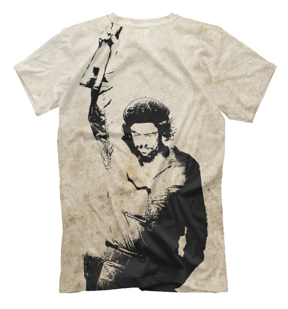 Мужская футболка с изображением Ernesto Che Guevara цвета Белый