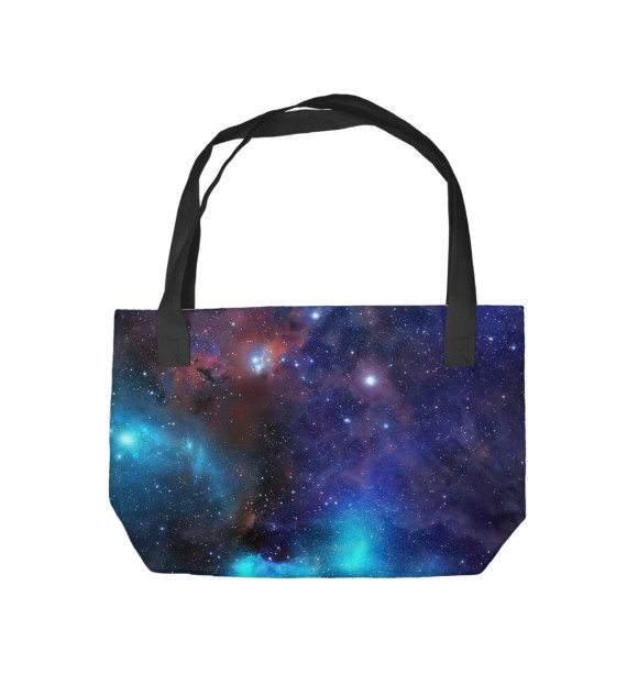 Пляжная сумка с изображением Звездный путь цвета 