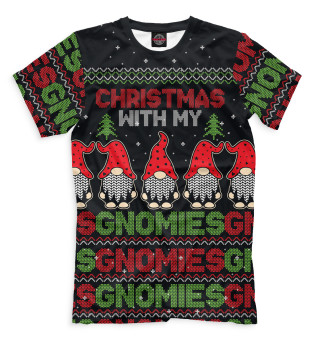 Мужская футболка Christmas with my