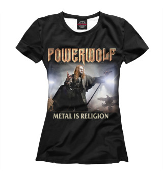 Женская футболка Powerwolf - Attila Dorn