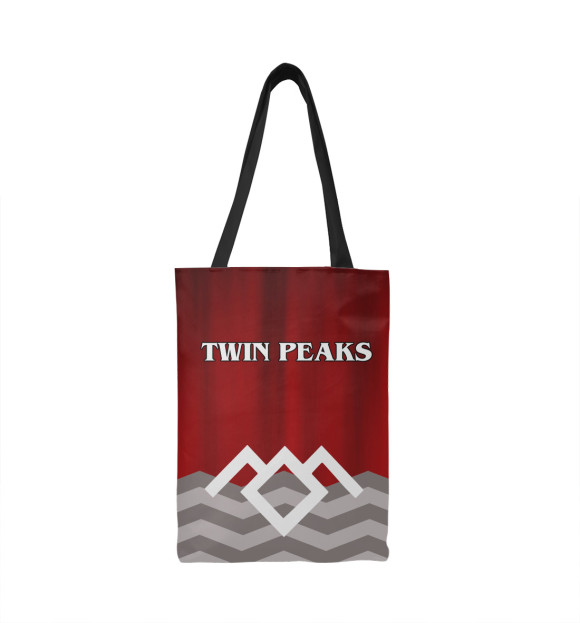 Сумка-шоппер с изображением Twin Peaks цвета 