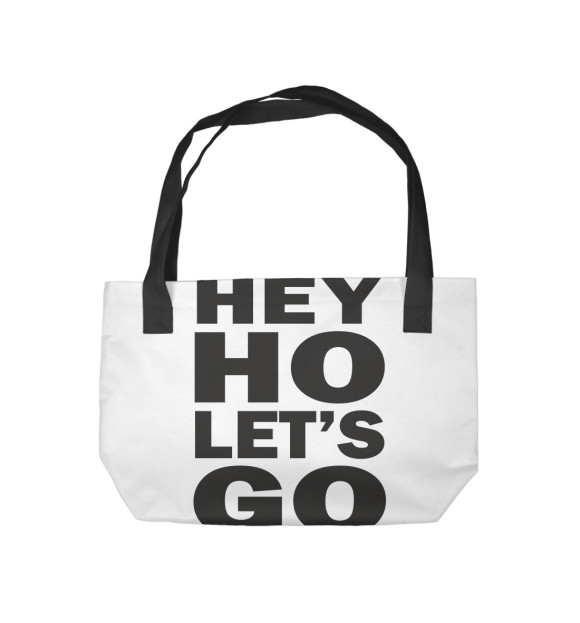 Пляжная сумка с изображением Ramones цвета 