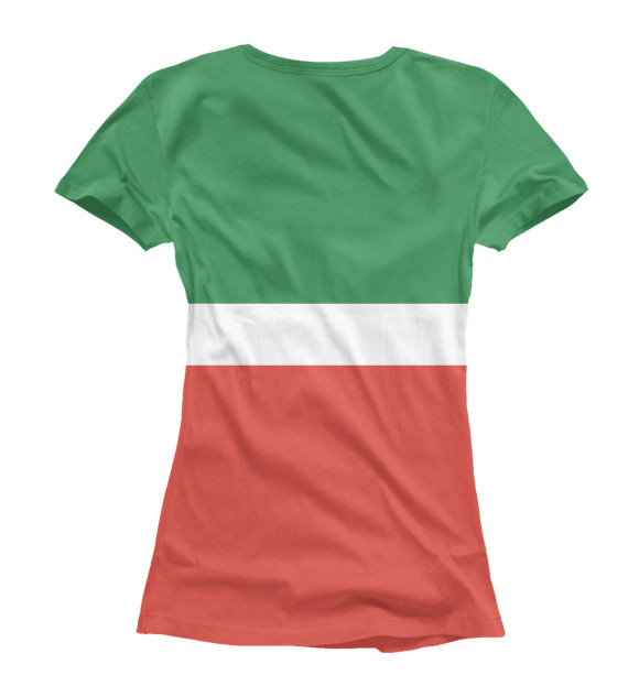Женская футболка с изображением Akhmat цвета Белый