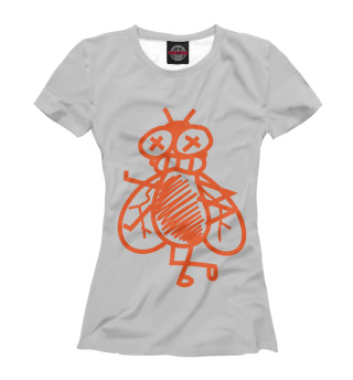 Женская футболка Наглая муха