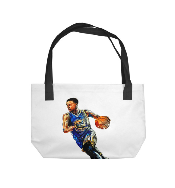 Пляжная сумка с изображением Stephen Curry цвета 