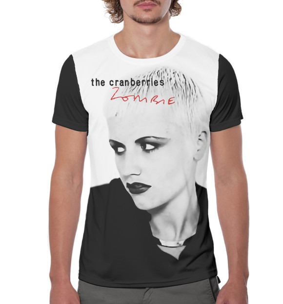 Мужская футболка с изображением The Cranberries цвета Белый