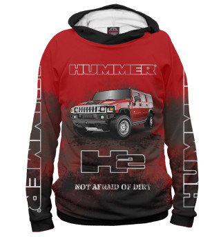 Худи для девочки Hummer H2 Red