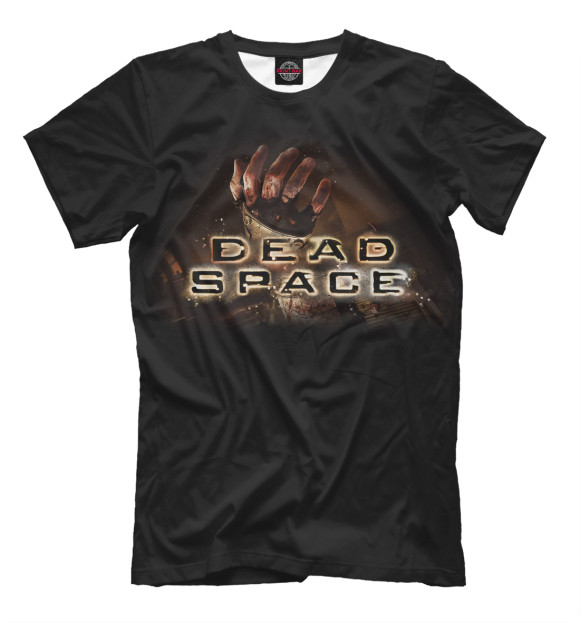 Мужская футболка с изображением Dead Space цвета Черный