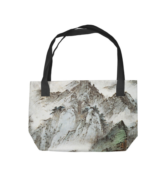 Пляжная сумка с изображением Горы Китая цвета 