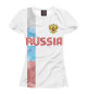 Женская футболка Russia