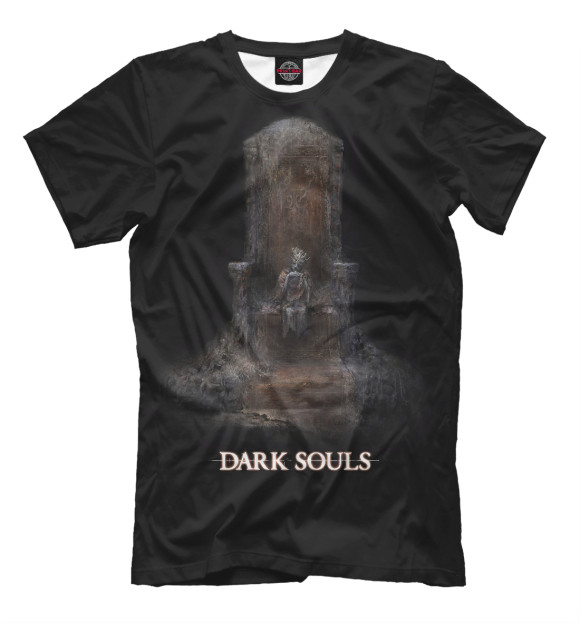 Футболка для мальчиков с изображением Dark Souls цвета Черный