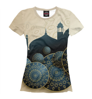 Женская футболка Mosque