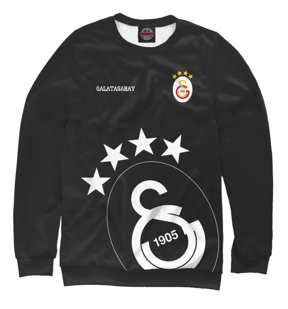 Свитшот для девочек с изображением Galatasaray цвета Белый