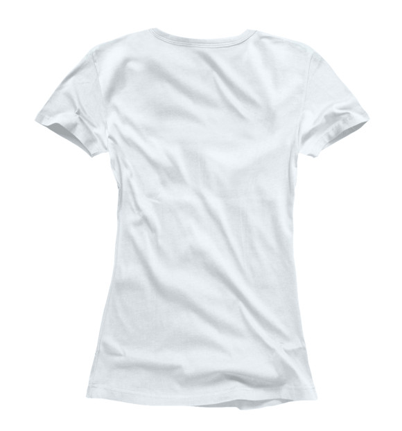 Женская футболка с изображением Есенин цвета Белый