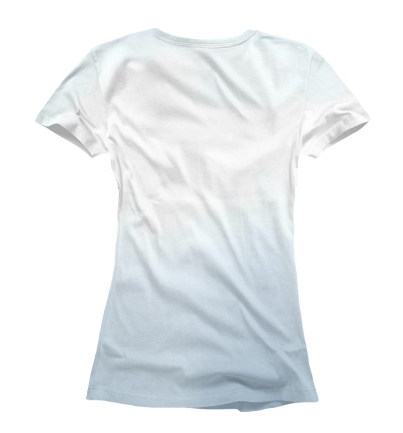Женская футболка с изображением Терминатор цвета Белый