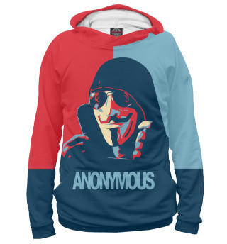 Женское худи Anonymous