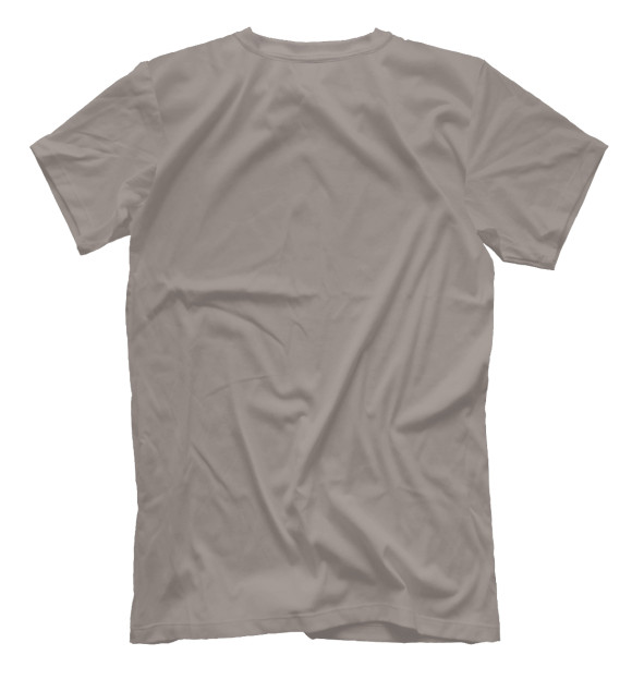 Мужская футболка с изображением Лама цвета Белый