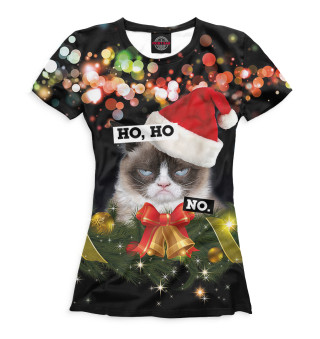 Женская футболка Ho, Ho, No.