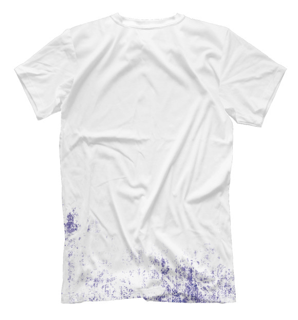 Мужская футболка с изображением Blue Butterfly Let The Love цвета Белый
